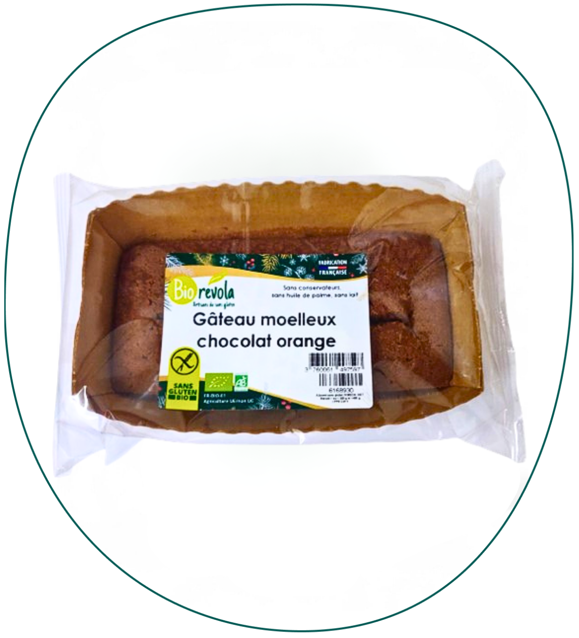 Gâteau moelleux chocolat orange